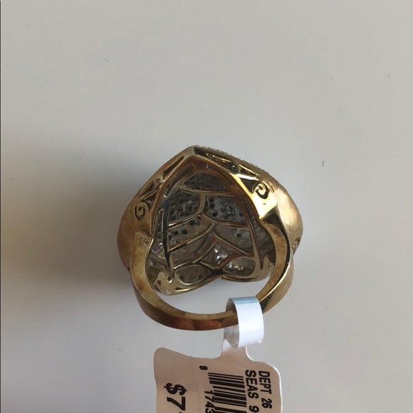 Heart Ring 1CTW GOB size 7 new - Picture 4 of 8